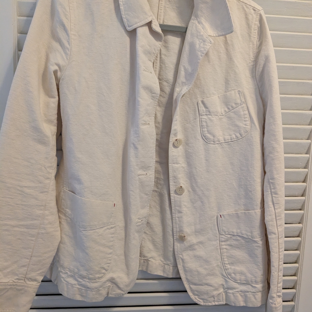 Women's Cream Lightweight Shirt Jacket